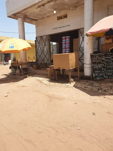 Ebrima's building material shop