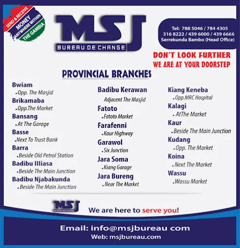MSJ Bureau De Change Ltd