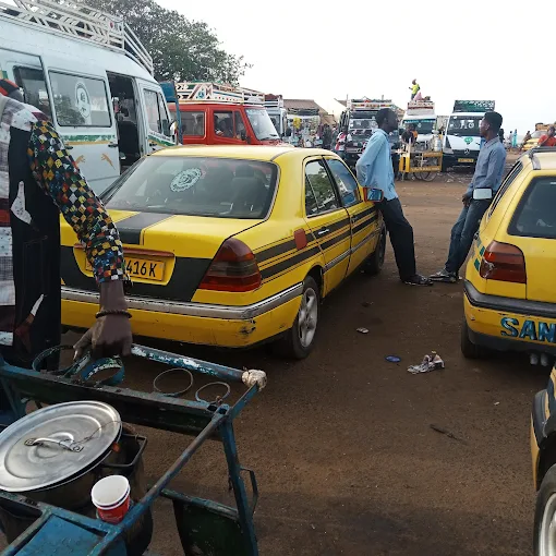 Taxi rank to Border and Up River