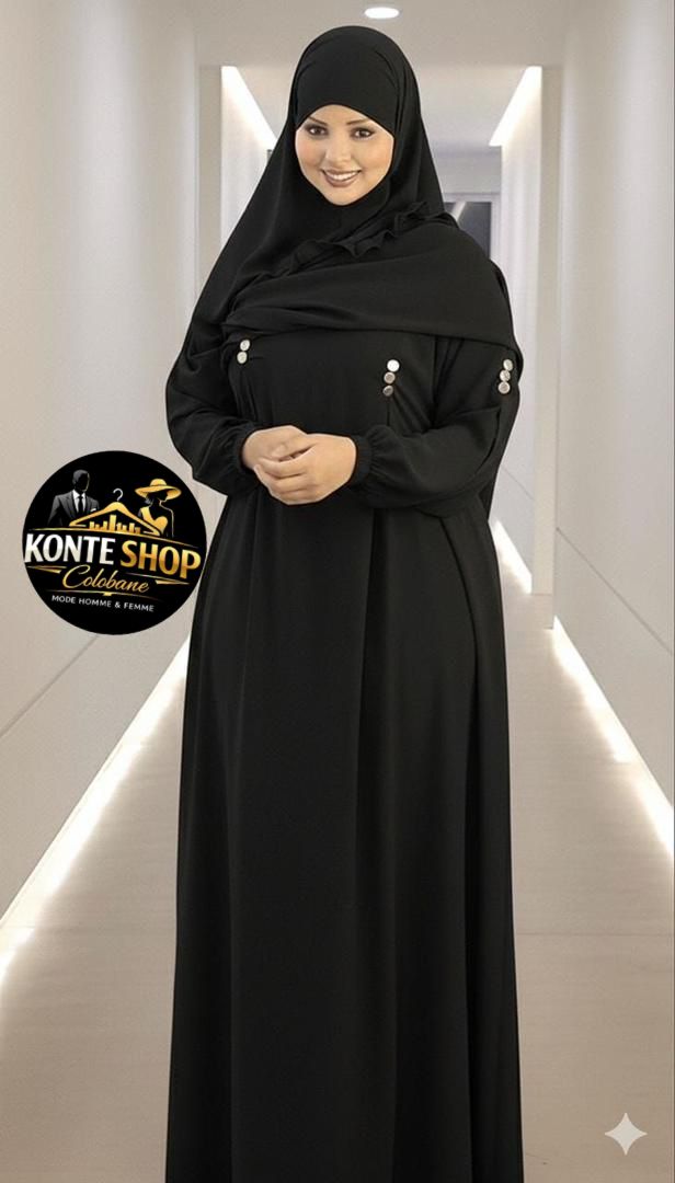 Full dress - black abaya type