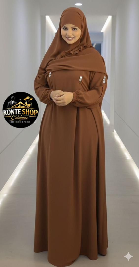 full dress - brown abaya type